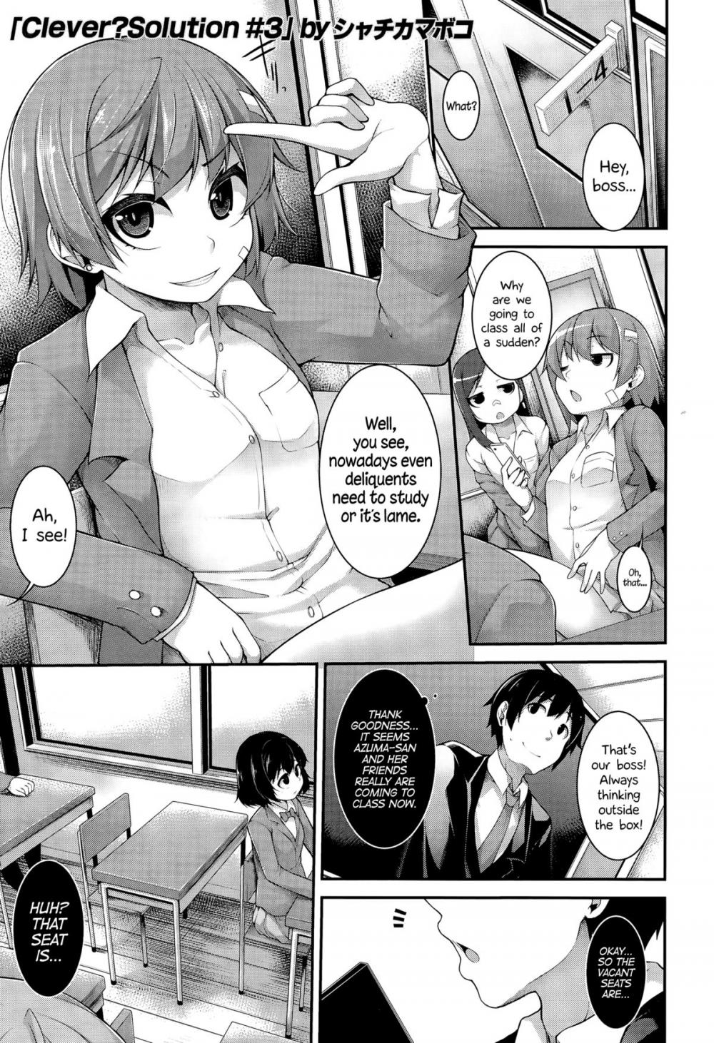 Hentai Manga Comic-Clever? Solution-Chapter 3-1